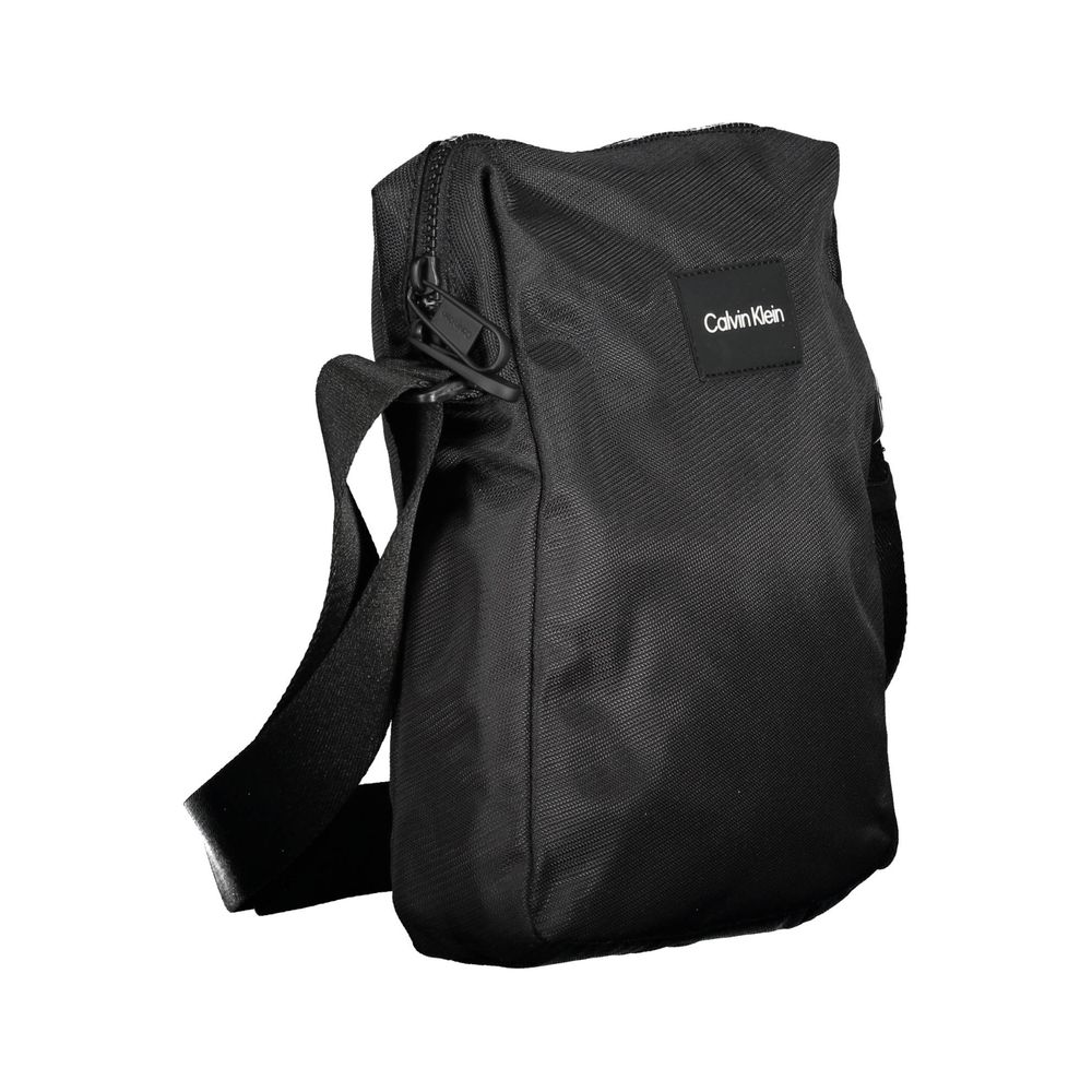 Calvin Klein "Black Polyester Mens Shoulder Bag" Mens Shoulder Bag