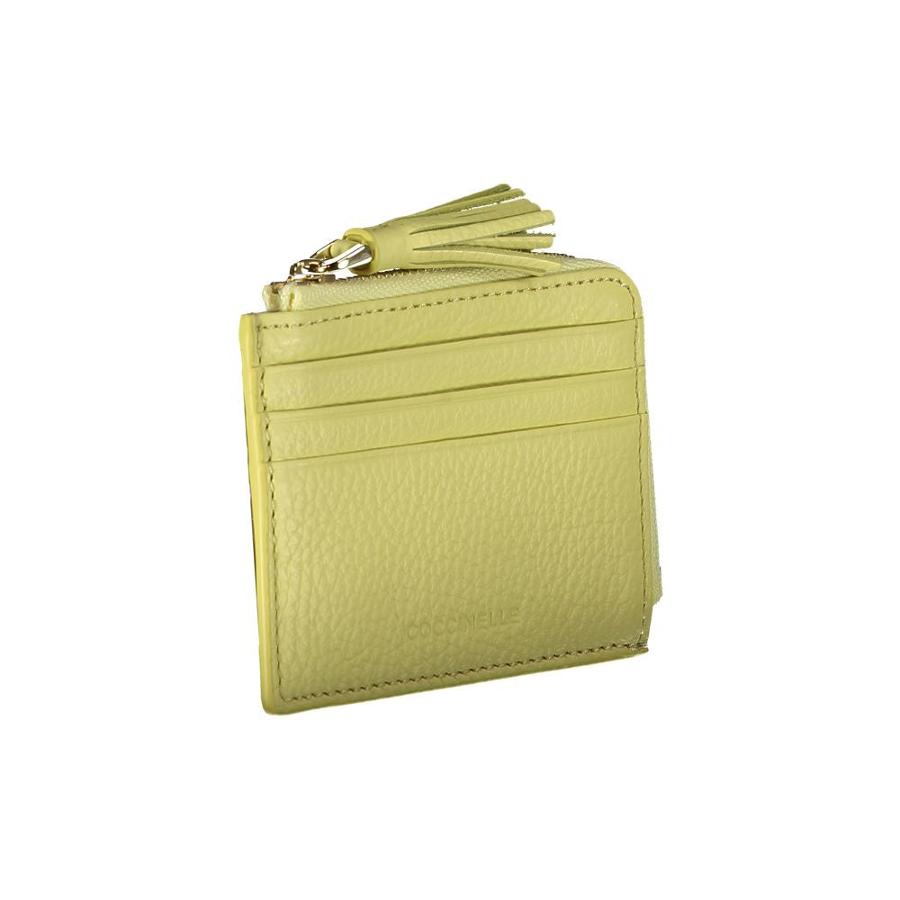 Coccinelle Yellow Leather Wallet Womens Wallet