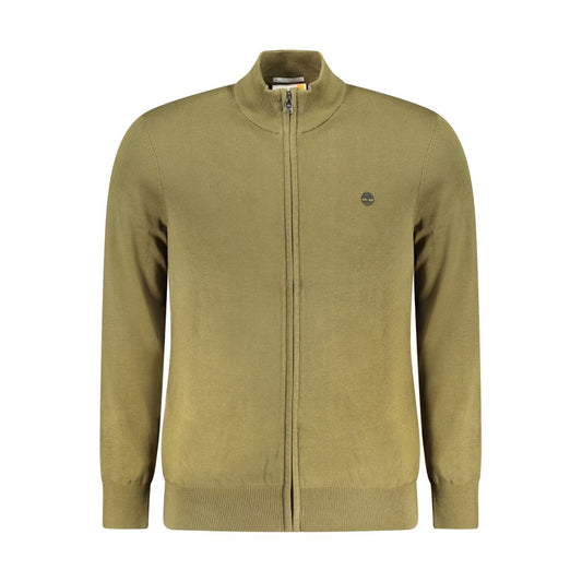 Timberland Green Cotton Men Sweater Mens Cardigan Mens Sweater