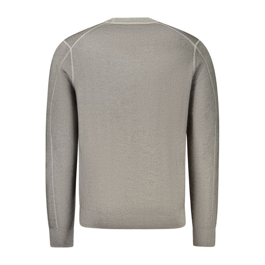 Hugo Boss Gray Wool Mens Sweater Mens Sweater