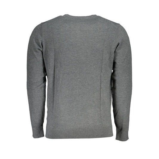 Norway 1963 Gray Fabric Sweater Mens Sweater