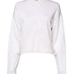 Jil Sander White Viscose Crew Neck Long Sleeves Pullover Sweater