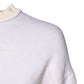 Jil Sander White Viscose Crew Neck Long Sleeves Pullover Sweater