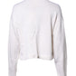 Jil Sander White Viscose Crew Neck Long Sleeves Pullover Sweater