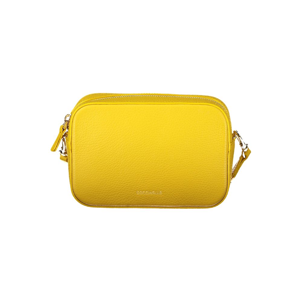 Coccinelle Yellow Leather Handbag