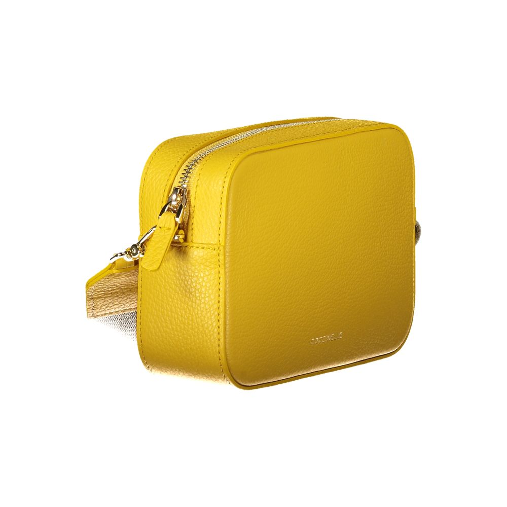 Coccinelle Yellow Leather Handbag