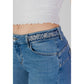 Liu Jo Light Blue Cotton Bootcut Jeans