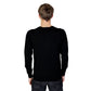 Liu Jo Black Wool Sweatshirt Mens Sweater
