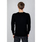 Liu Jo Black Wool Sweatshirt Mens Sweater