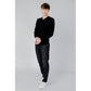 Liu Jo Black Wool Sweatshirt Mens Sweater