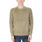 Liu Jo Green Cotton Sweatshirt Mens Sweater