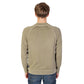 Liu Jo Green Cotton Sweatshirt Mens Sweater