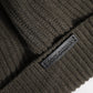 Dolce & Gabbana Green Wool DG Plaque Knitted Winter Beanie Hat