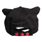 Dolce & Gabbana Black Cotton Logo Patch 6 Panels Baseball Cap