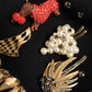 Dolce & Gabbana Black Wool Multicolor Embellished Cloche Hat