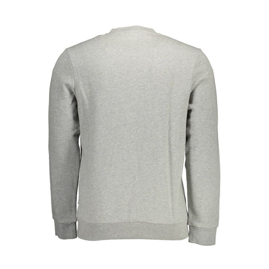 Napapijri Gray Cotton Men Sweater Mens Sweater