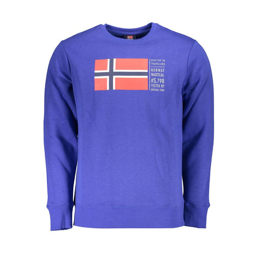 Norway 1963 Blue Cotton Men Sweater Mens Sweater