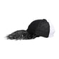 Dolce & Gabbana White Black Polka Dot Feathers Baseball Cap
