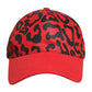 Dolce & Gabbana Red Cotton 6 Panels Women Baseball Cap