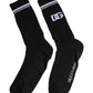 Dolce & Gabbana Black Cotton Logo Mid Calf Men Socks