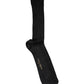 Dolce & Gabbana Black Cotton DG Logo Mid Calf Men Socks