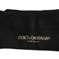 Dolce & Gabbana Black Viscose Logo Over The Calf Socks