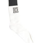 Dolce & Gabbana White Stretch OR VINCIT OMNIA Mid Calf Socks