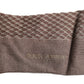 Dolce & Gabbana Brown Solid DG Logo Mid Calf Men Socks