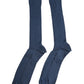 Dolce & Gabbana Blue Cotton DG Logo Over The Calf Socks