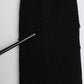 Dolce & Gabbana Black Solid Stretch Mid Calf Men Socks