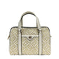 Michael Kors Travel Small Pebbled Leather Duffle Crossbody Handbag Pale Gold Multi