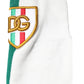 Dolce & Gabbana Multicolor Cotton DG Logo Patch Mid Calf Socks