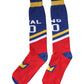 Dolce & Gabbana Multicolor Printed Cotton Over Calf Socks