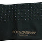 Dolce & Gabbana Black Polka Dots Cotton Mid Calf Socks