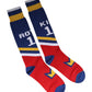 Dolce & Gabbana Multicolor Cotton Stretch Over Calf Socks