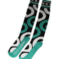 Dolce & Gabbana Multicolor Cotton Stretch Over Calf Socks