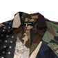 Dolce & Gabbana Multicolor Camouflage Patchwork Coat Blazer