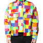 Dolce & Gabbana Multicolor Cotton Full Zip Men Biker Jacket