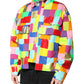 Dolce & Gabbana Multicolor Cotton Full Zip Men Biker Jacket