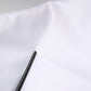 Dolce & Gabbana White Nylon Full Zip Cropped Bomber Jacket