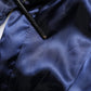 Dolce & Gabbana Blue Nylon DG Crown Full Zip Bomber Jacket