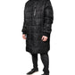 Dolce & Gabbana Black Hooded Parka Winter Men Coat Jacket