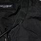 Dolce & Gabbana Black Nylon Logo Full Zip Bomber Jacket