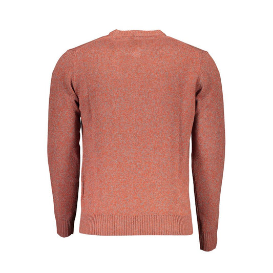 Harmont & Blaine Red Wool Men Sweater Mens Sweater