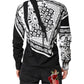 Dolce & Gabbana Black White Bandana MARTINI Casual Shirt