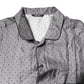 Dolce & Gabbana Gray Polka Dot Silk Long Sleeve Shirt