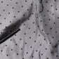 Dolce & Gabbana Gray Polka Dot Silk Long Sleeve Shirt