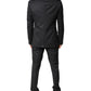 Dolce & Gabbana Dark Gray Wool Single Breasted 2 Piece Suit