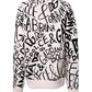 Dolce & Gabbana White Black Logo Print Women Pullover Sweater