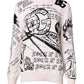 Dolce & Gabbana White Black Logo Print Women Pullover Sweater